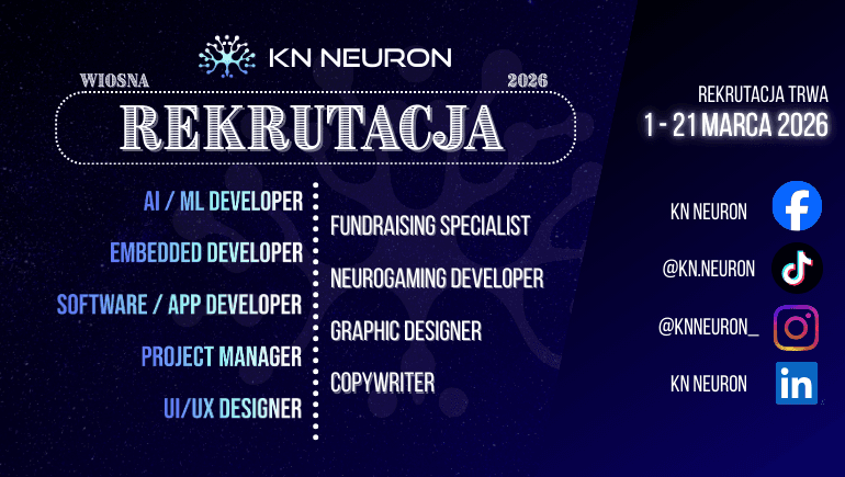 Rekrutacja wiosenna 2026 - KN Neuron