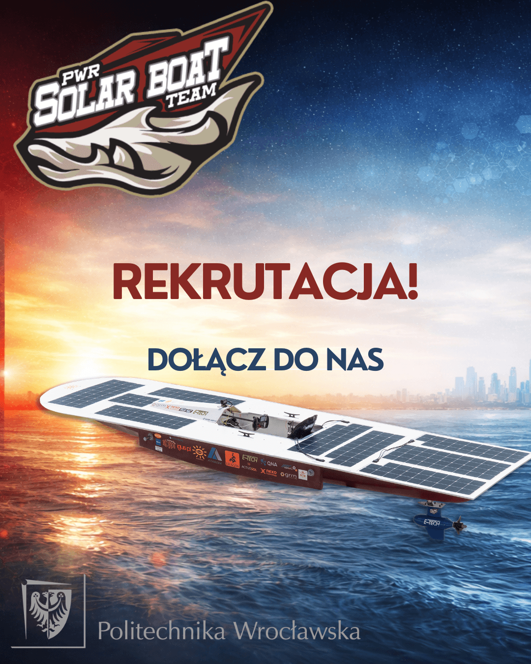Rekrutacja do KN PWr Solar Boat Team!