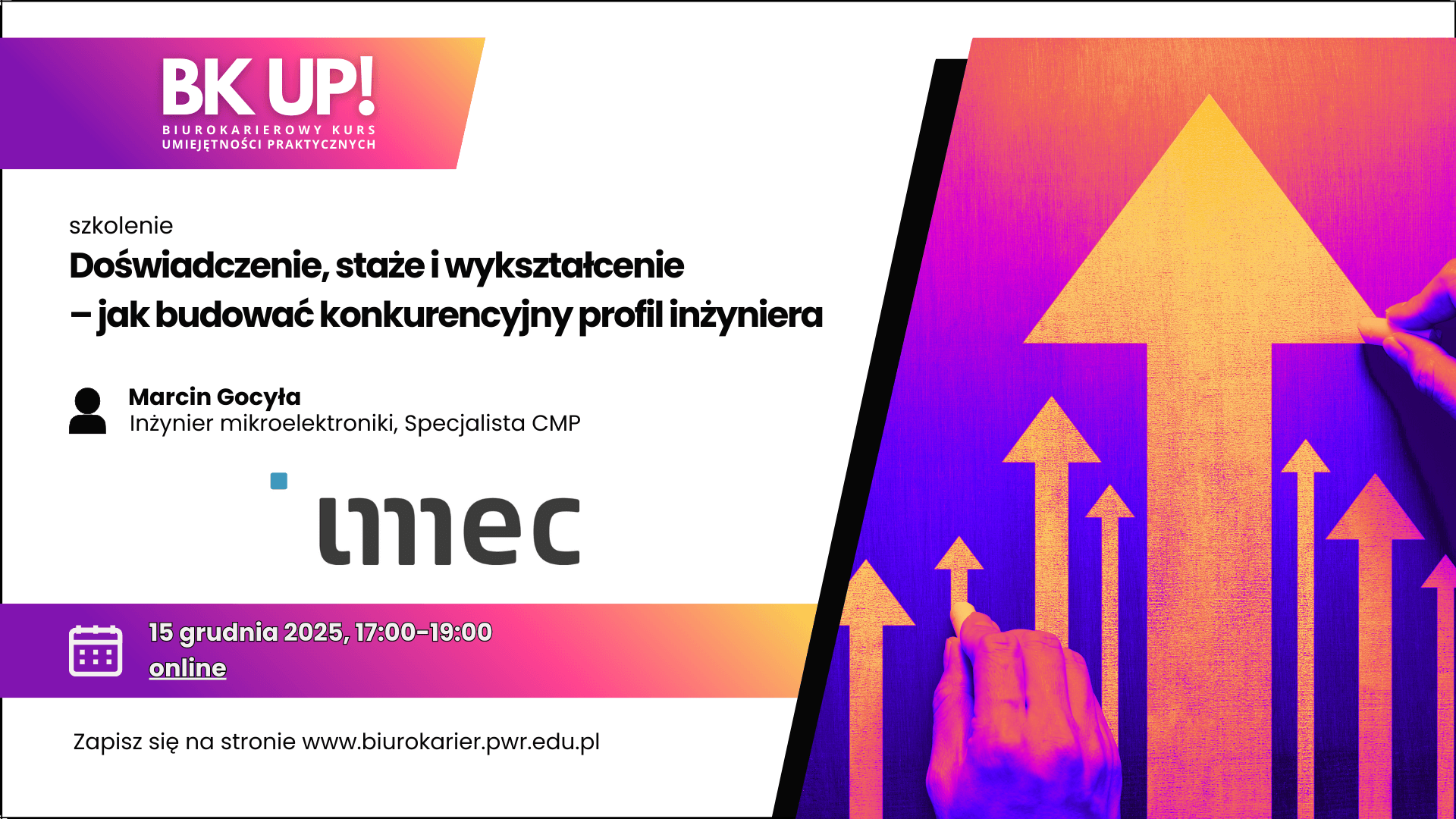 Szkolenie "Doświadczenie, staże i wykształcenie - jak budować konkurencyjny profil inżyniera"