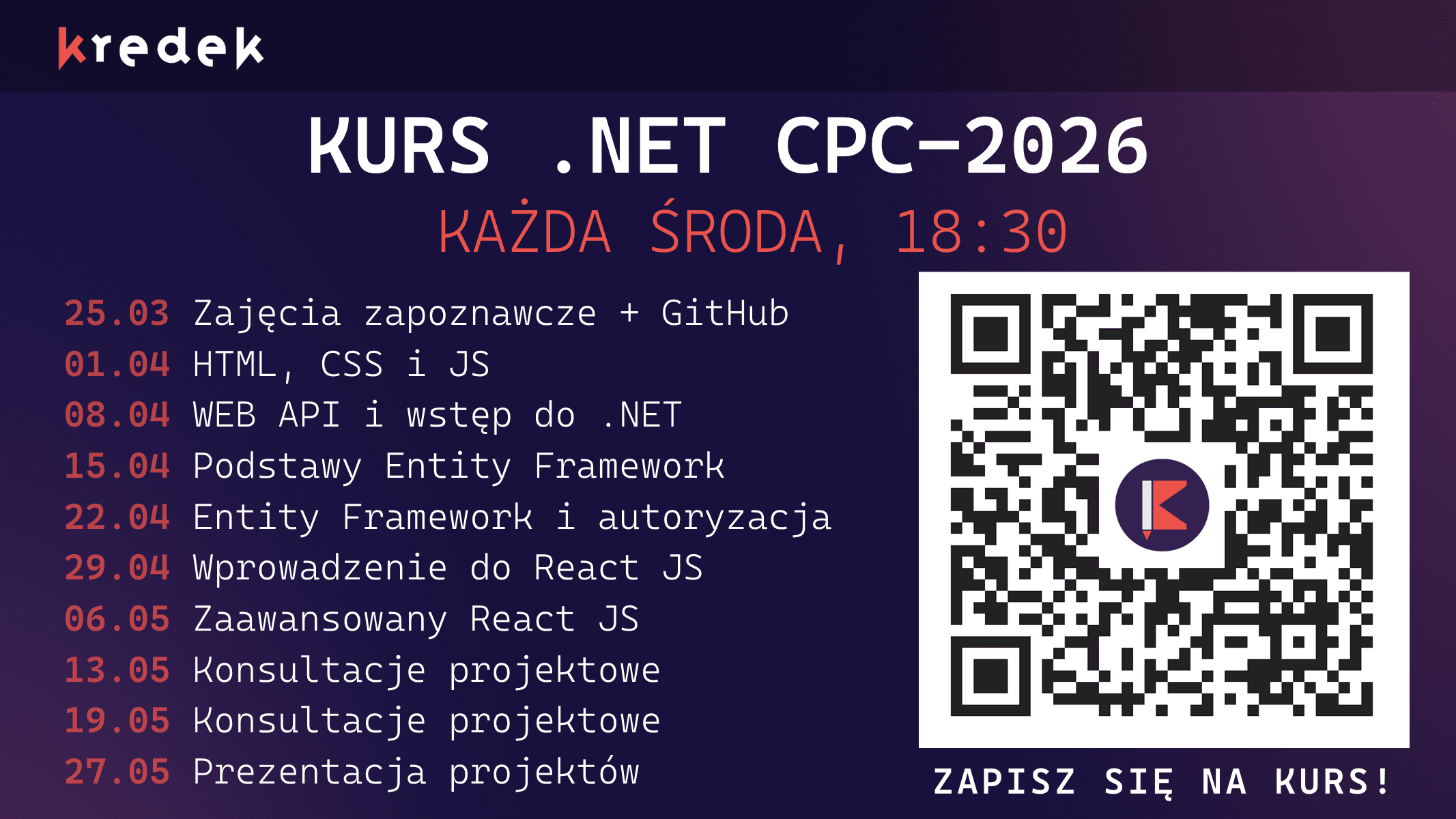 Kurs .NET CPC-2026